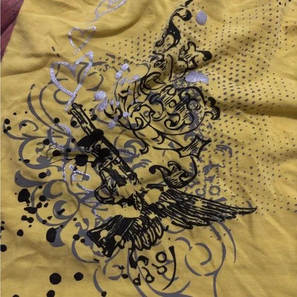 Dcs super cute y2k yellow top - Picture 3 of 7